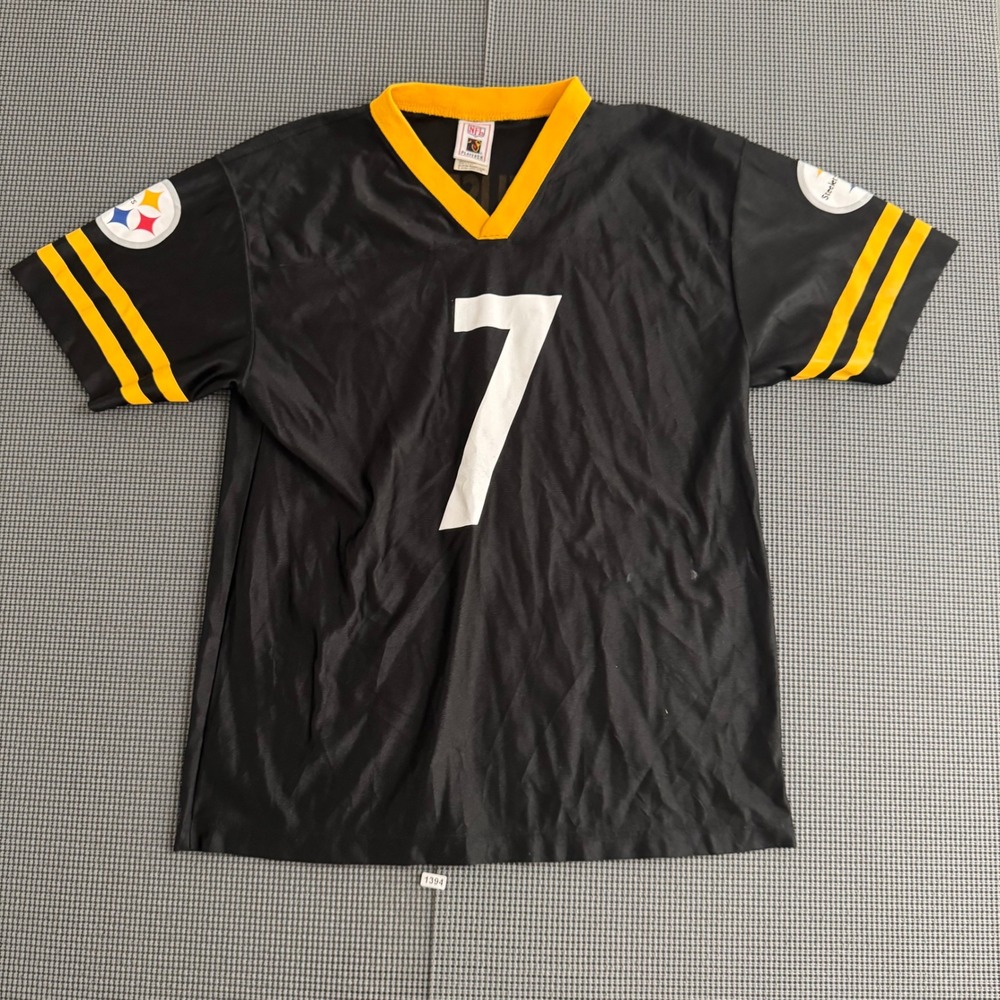 NFL Pittsburgh Steelers Ben Roethlisberger 7 Jersey Youth XL 18-20 Black Yellow
